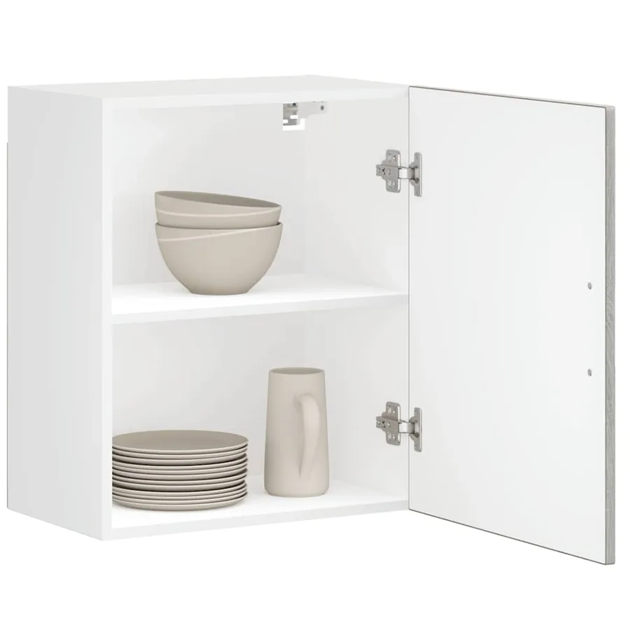Armoire murale de cuisine Porto sonoma gris bois d'ingénierie