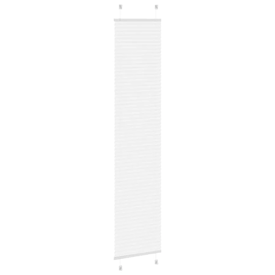 Store plissé blanc 40x200 cm largeur du tissu 39,4 cm polyester - 4