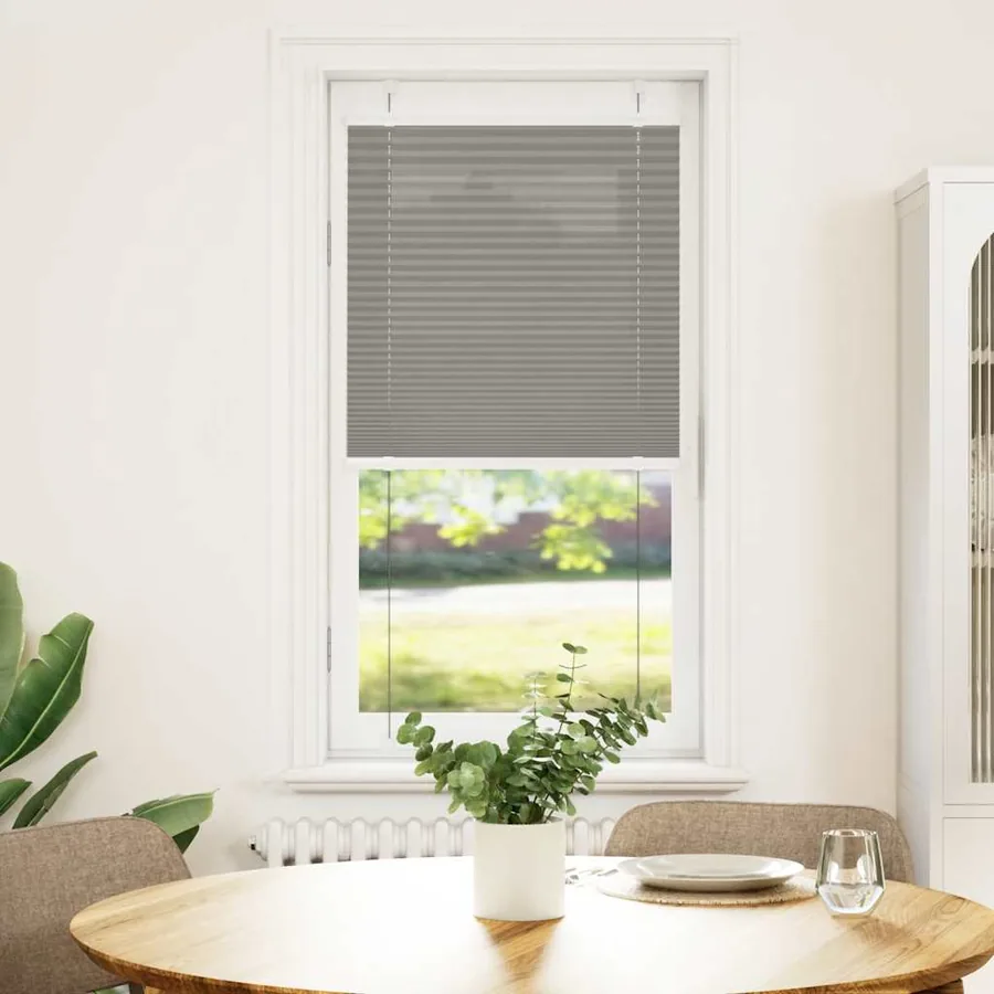 Store plissé anthracite 65x100 cm largeur du tissu 64,4 cm