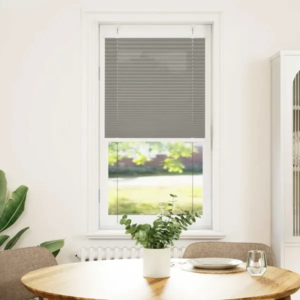 Store plissé anthracite 65x100 cm largeur du tissu 64,4 cm