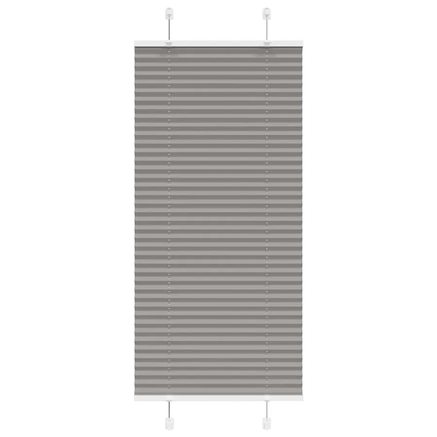 Store plissé anthracite 65x100 cm largeur du tissu 64,4 cm - 2