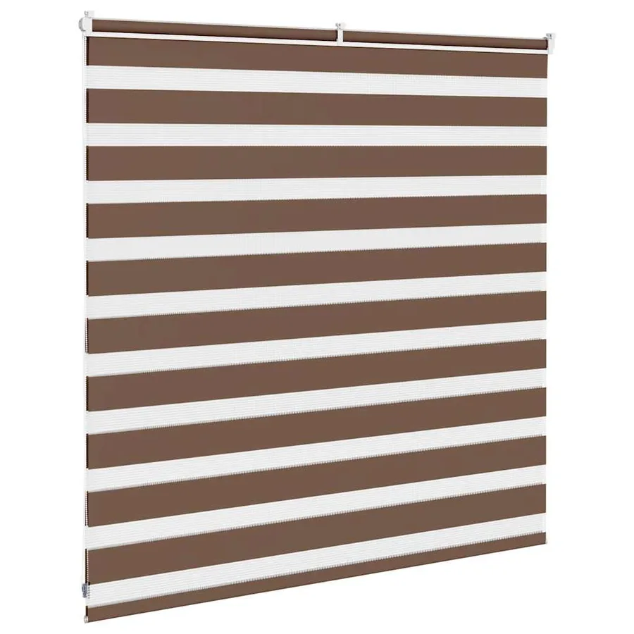 Store zèbre marron 140x100cm largeur du tissu 135,9cm polyester - 4