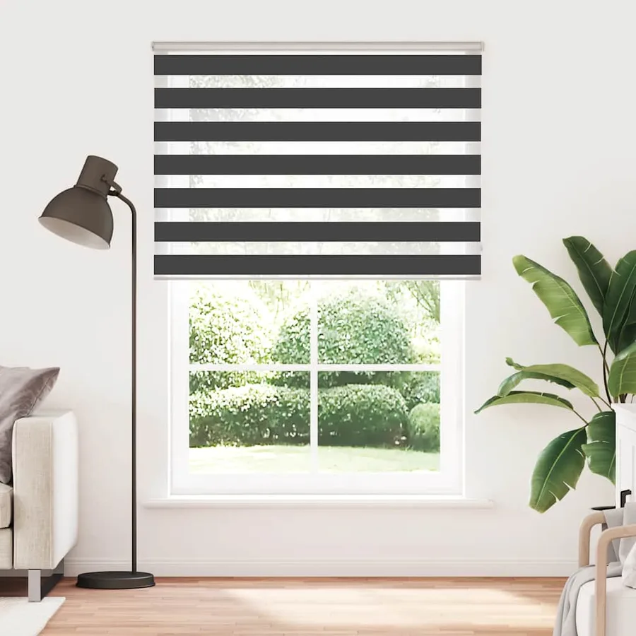 Store zèbre noir 165x230 cm largeur du tissu 160,9 cm polyester - 2