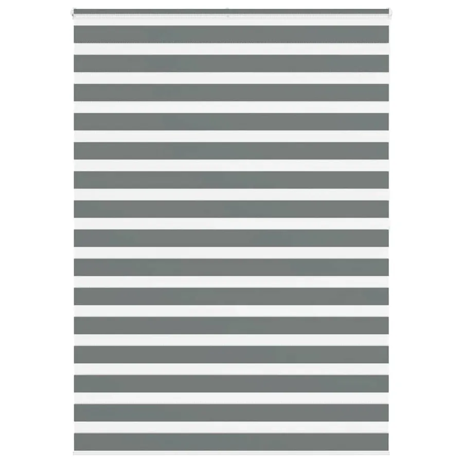 Store zèbre gris foncé largeur du tissu 155,9 cm polyester