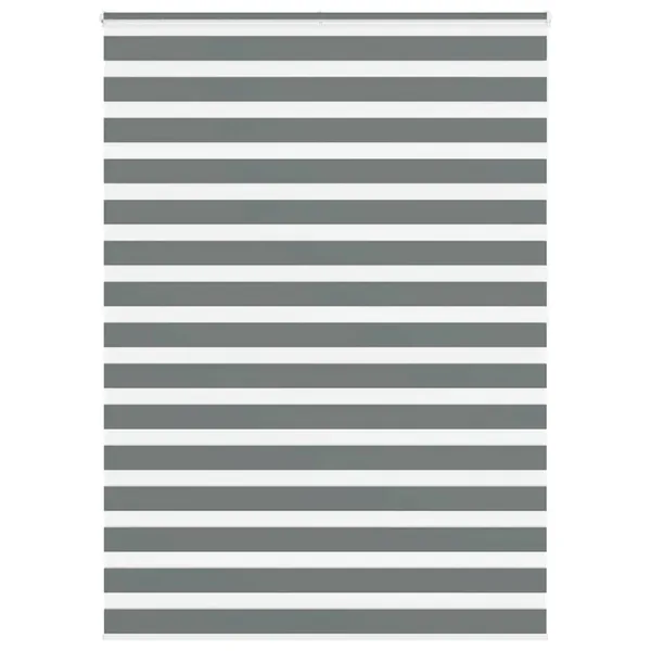 Store zèbre gris foncé largeur du tissu 155,9 cm polyester