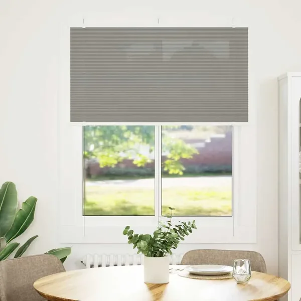 Store plissé anthracite 110x100 cm largeur du tissu 109,4 cm