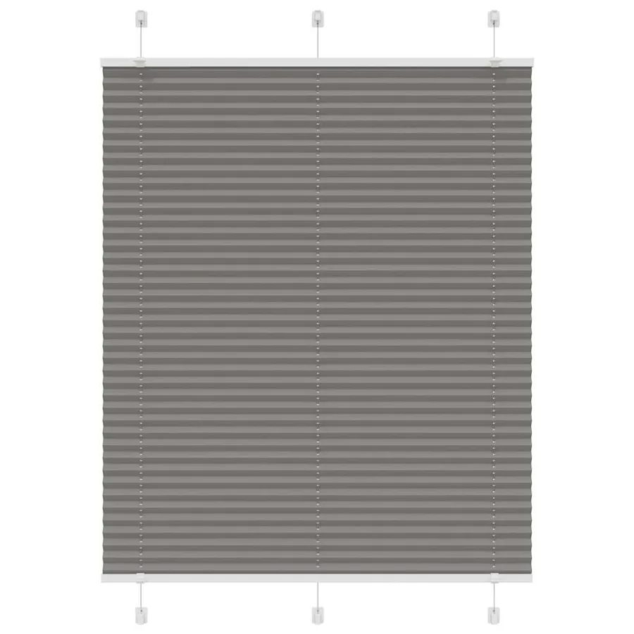 Store plissé anthracite 110x100 cm largeur du tissu 109,4 cm - 2