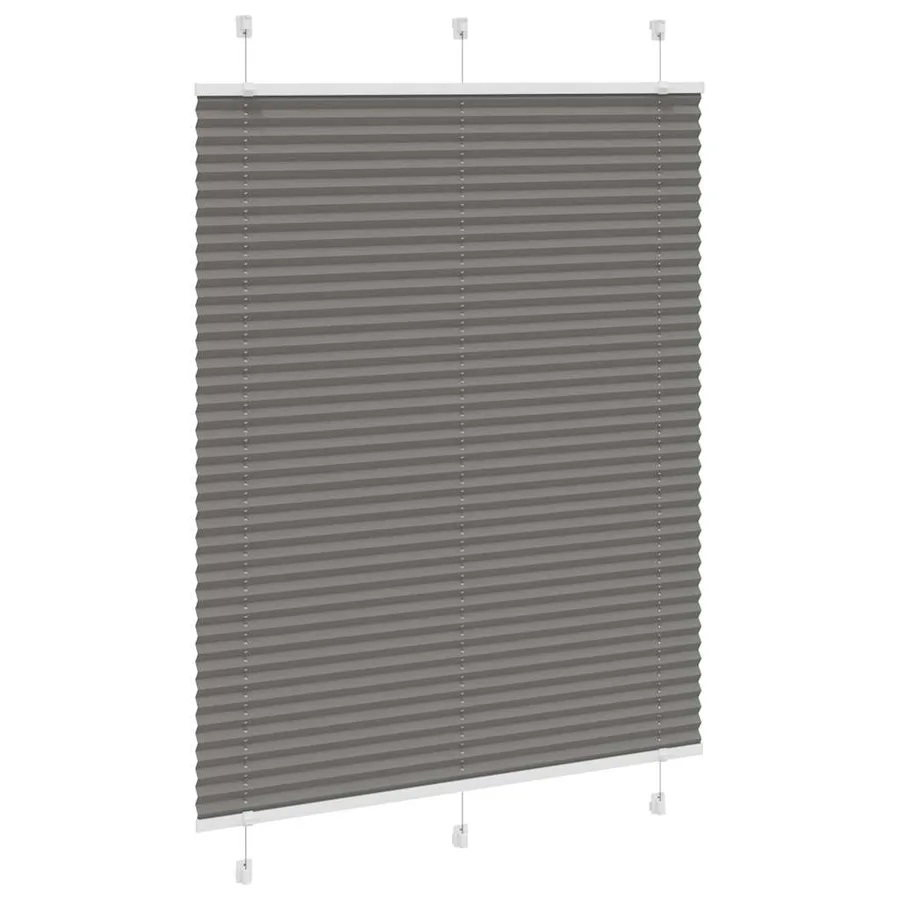 Store plissé anthracite 110x100 cm largeur du tissu 109,4 cm - 3