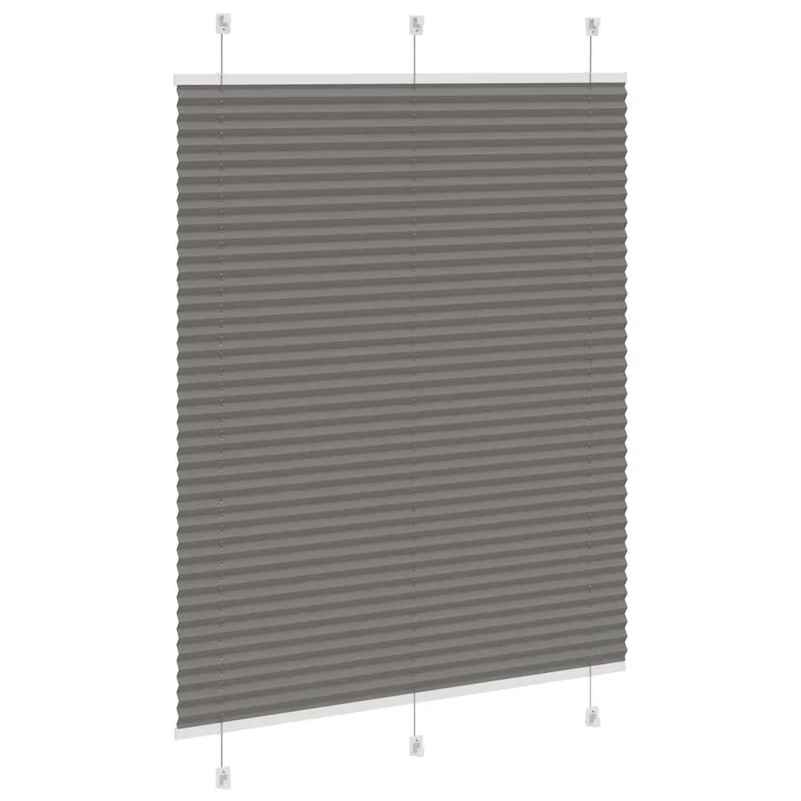 Store plissé anthracite 110x100 cm largeur du tissu 109,4 cm - 4
