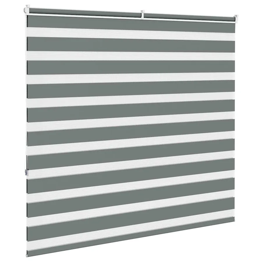 Store zèbre gris foncé largeur du tissu 155,9 cm polyester - 4