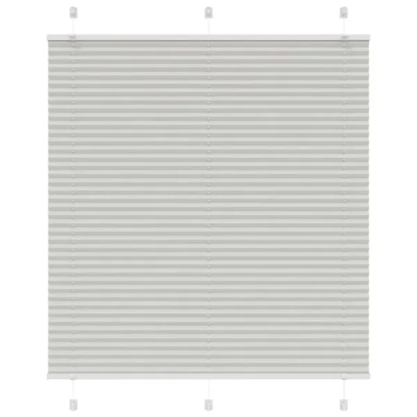 Store plissé gris clair 115x150cm largeur du tissu 114,4cm