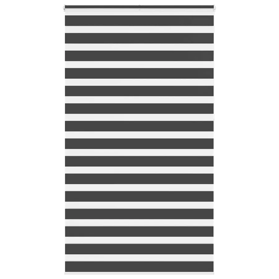 Store zèbre noir 130x230 cm largeur du tissu 125,9 cm polyester