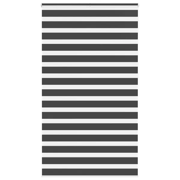 Store zèbre noir 130x230 cm largeur du tissu 125,9 cm polyester