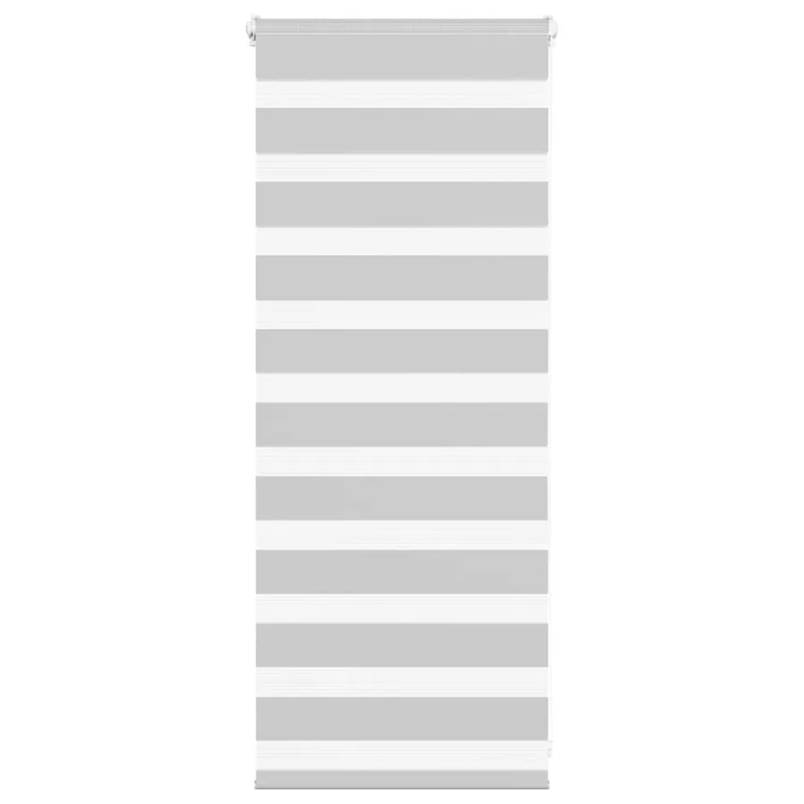 Store zèbre gris clair largeur du tissu 60,9 cm polyester