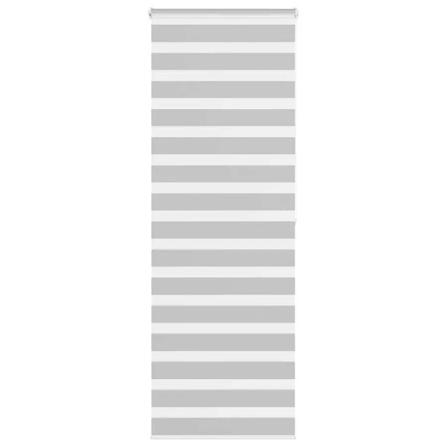 Store zèbre gris clair largeur du tissu 75,9 cm polyester