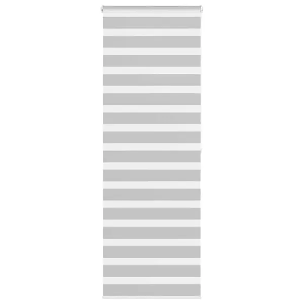 Store zèbre gris clair largeur du tissu 75,9 cm polyester