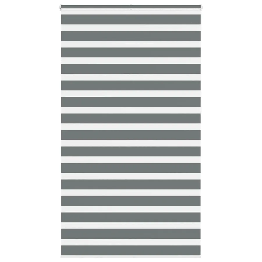 Store zèbre gris foncé largeur du tissu 120,9 cm polyester