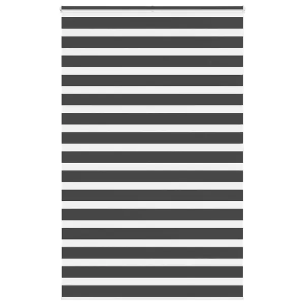 Store zèbre noir 145x200 cm largeur du tissu 140,9 cm polyester
