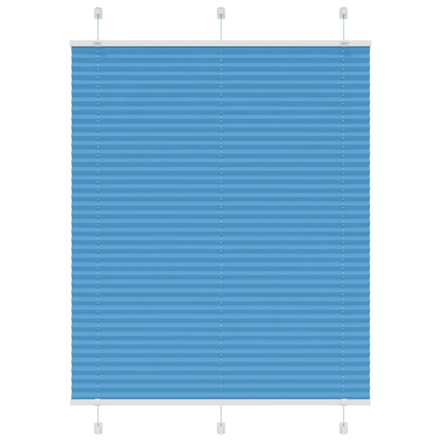 Store plissé bleu 110x100 cm largeur du tissu 109,4cm polyester