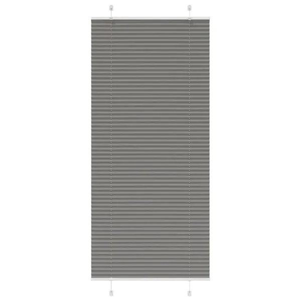 Store plissé anthracite 90x200 cm largeur du tissu 89,4 cm