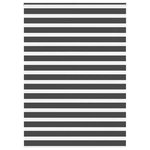 Store zèbre noir 155x200 cm largeur du tissu 150,9 cm polyester