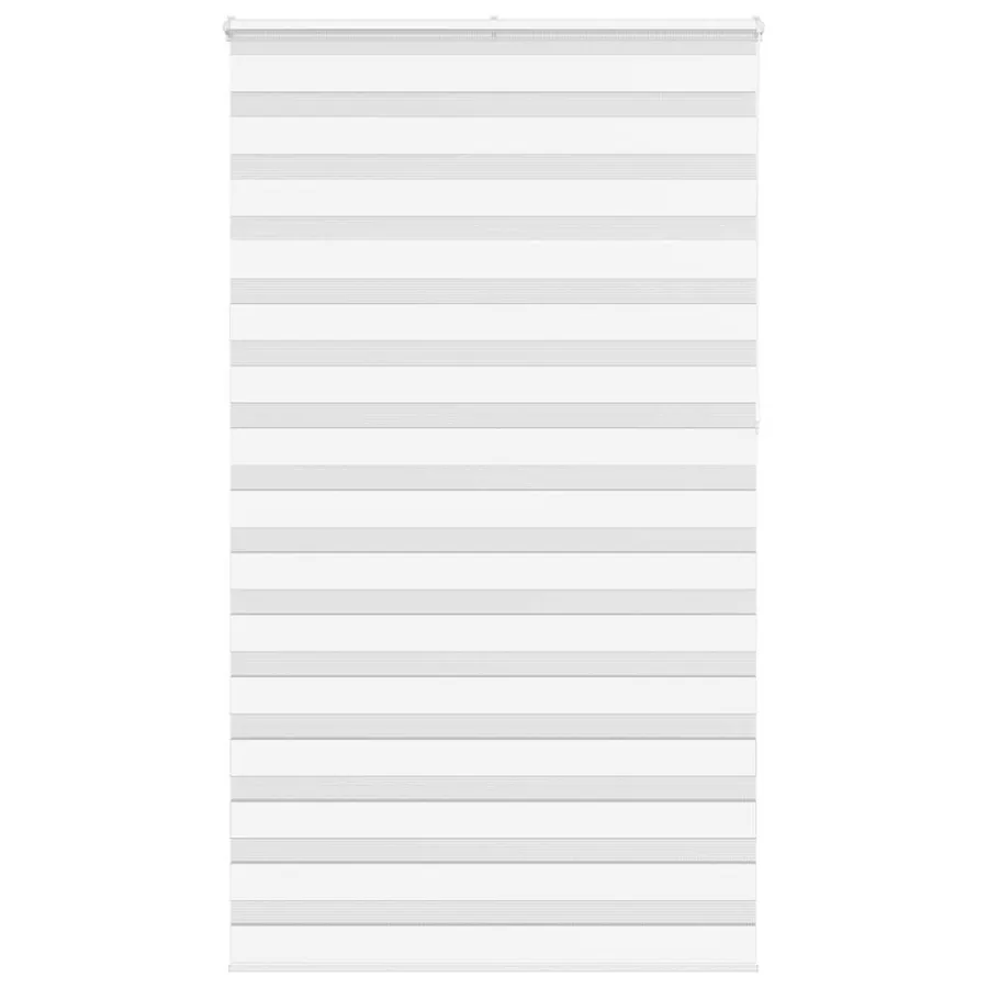 Store zèbre blanc 125x230 cm largeur du tissu 120,9cm polyester