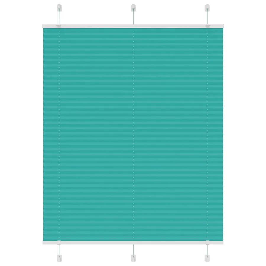 Store plissé vert pétrole 110x150cm largeur du tissu 109,4cm