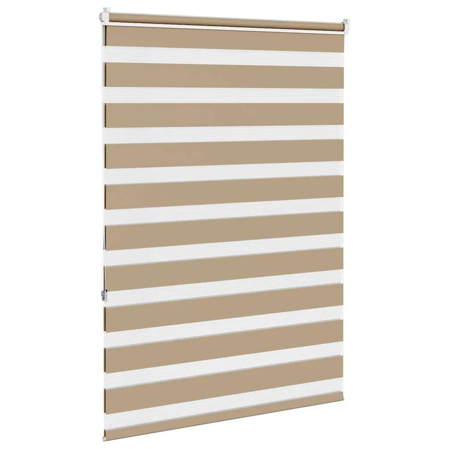 Store zèbre marron sable largeur du tissu 100,9cm polyester - 4