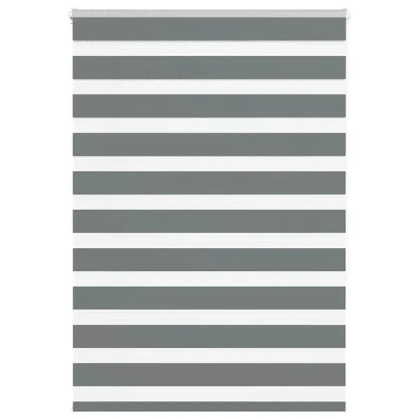 Store zèbre gris foncé largeur du tissu 110,9 cm polyester