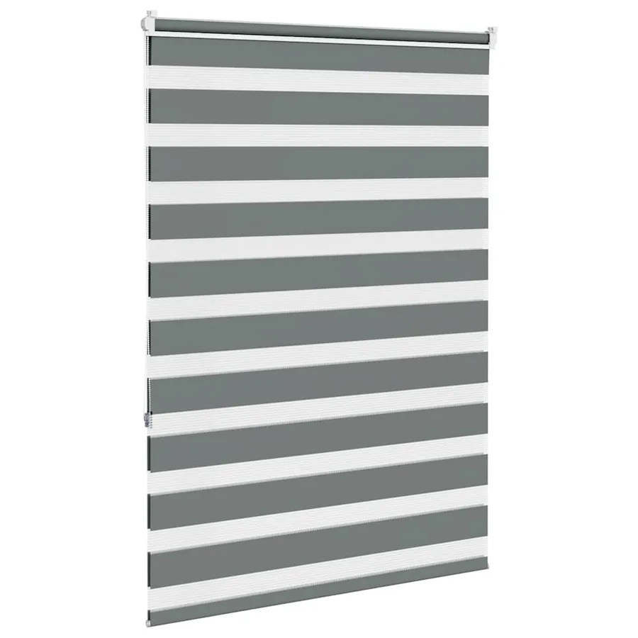 Store zèbre gris foncé largeur du tissu 110,9 cm polyester - 4