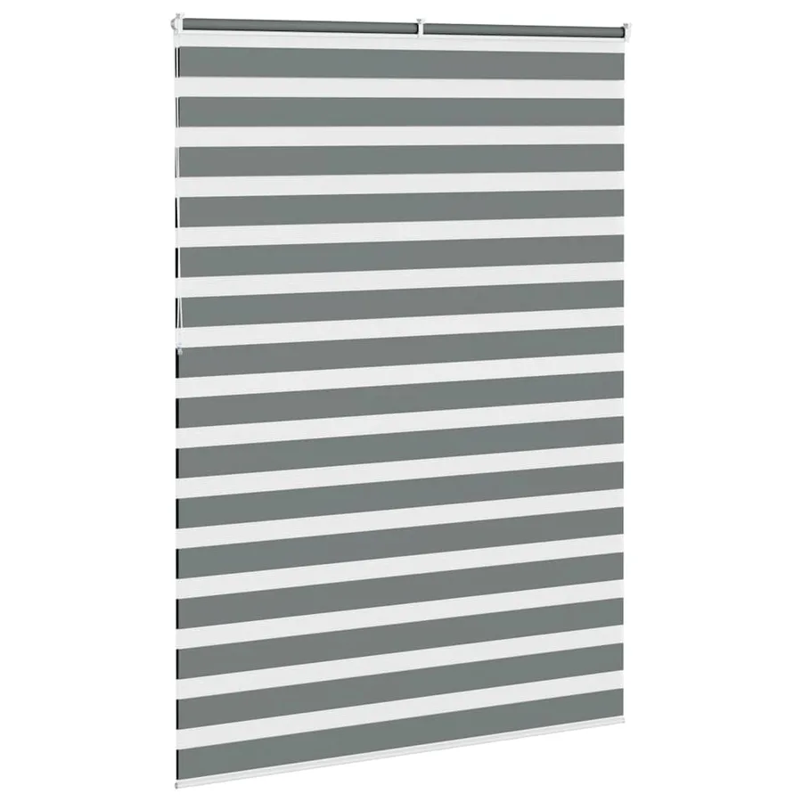 Store zèbre gris foncé largeur du tissu 155,9 cm polyester - 4