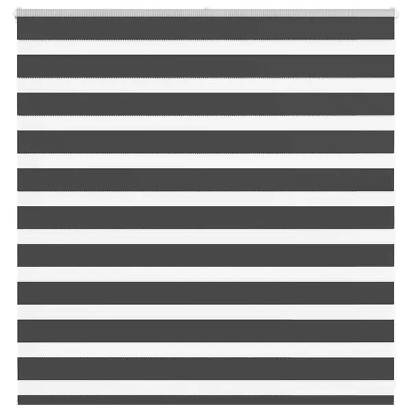 Store zèbre noir 145x100 cm largeur du tissu 140,9 cm polyester