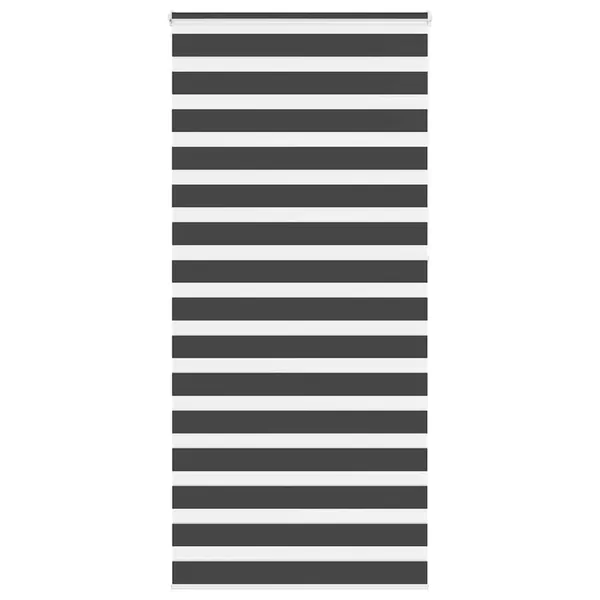 Store zèbre noir 100x230 cm largeur du tissu 95,9 cm polyester