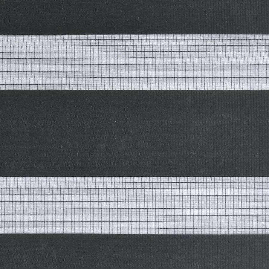 Store zèbre noir 100x230 cm largeur du tissu 95,9 cm polyester - 15