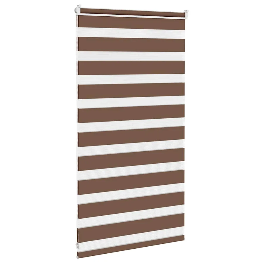 Store zèbre marron 80x100 cm largeur du tissu 75,9 cm polyester - 4