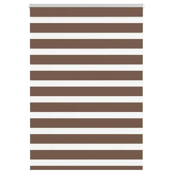 Store zèbre marron 115x150cm largeur du tissu 110,9cm polyester