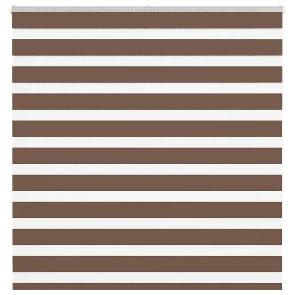 Store zèbre marron 150x150cm largeur du tissu 145,9cm polyester