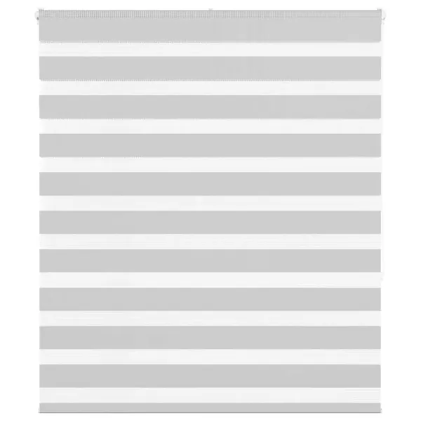 Store zèbre gris clair largeur du tissu 130,9 cm polyester
