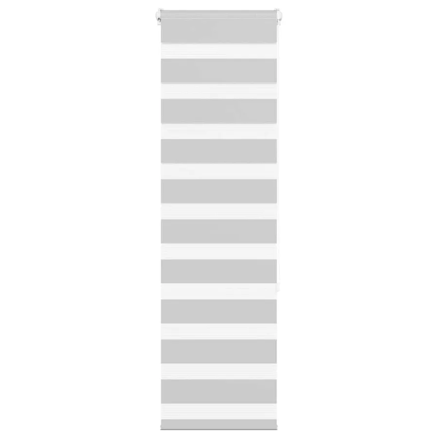 Store zèbre gris clair largeur du tissu 35,9 cm polyester - 2