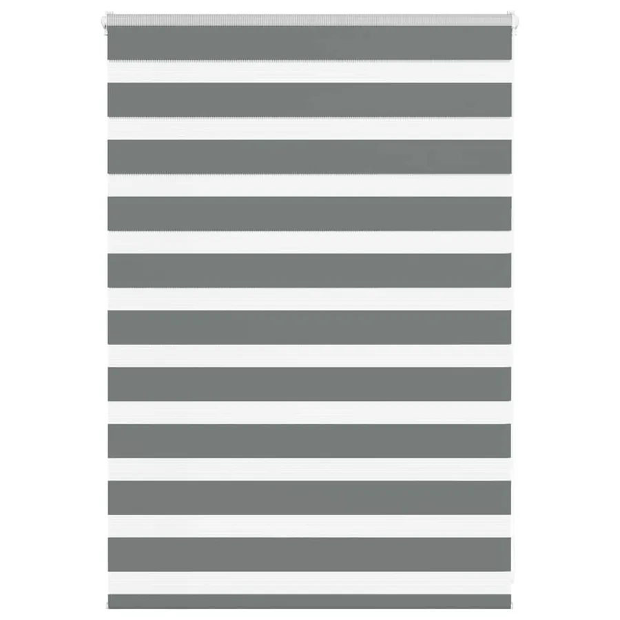 Store zèbre gris foncé largeur du tissu 110,9 cm polyester