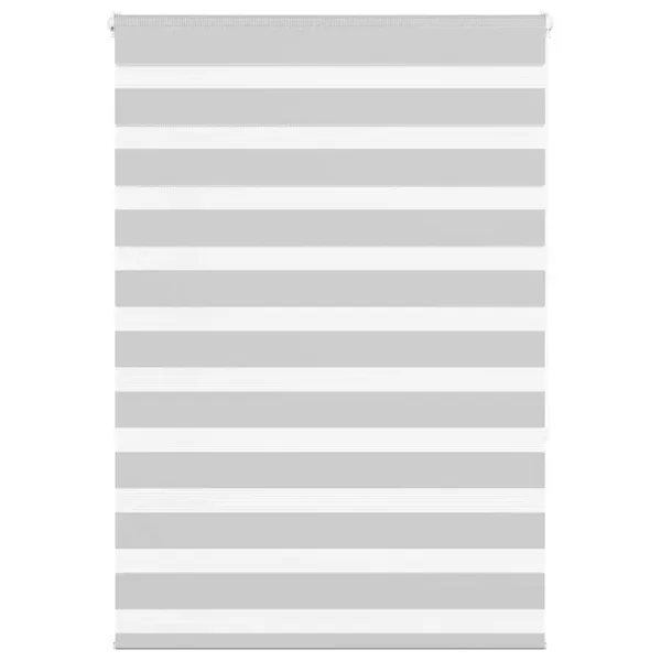 Store zèbre gris clair largeur du tissu 110,9 cm polyester