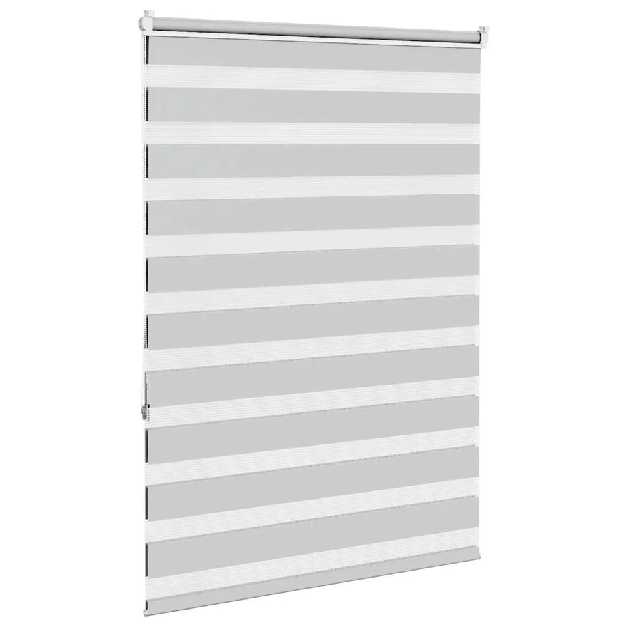 Store zèbre gris clair largeur du tissu 110,9 cm polyester - 4