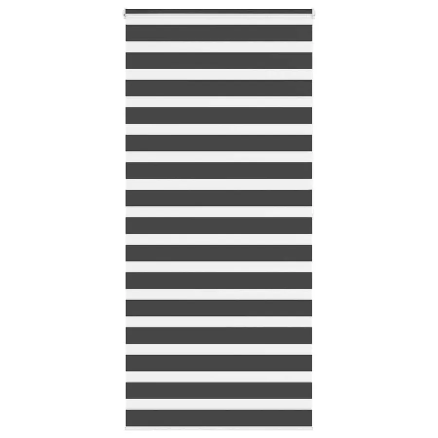 Store zèbre noir 115x200 cm largeur du tissu 110,9 cm polyester