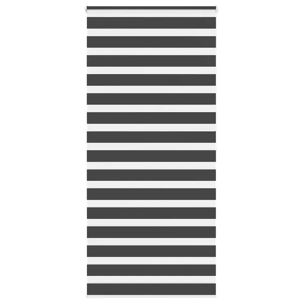 Store zèbre noir 115x200 cm largeur du tissu 110,9 cm polyester