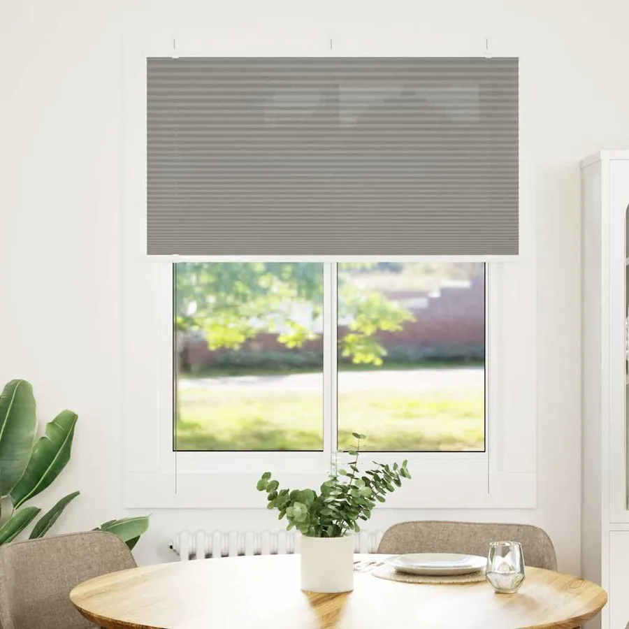 Store plissé anthracite 110x150 cm largeur du tissu 109,4 cm - 2