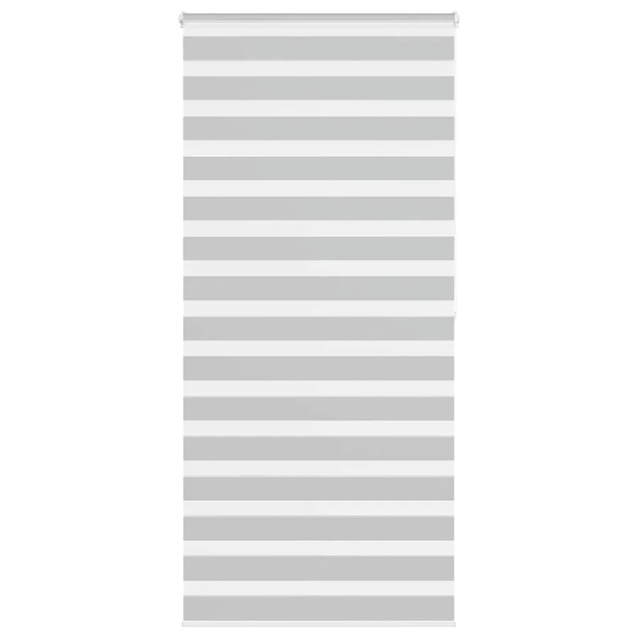 Store zèbre gris clair largeur du tissu 105,9 cm polyester
