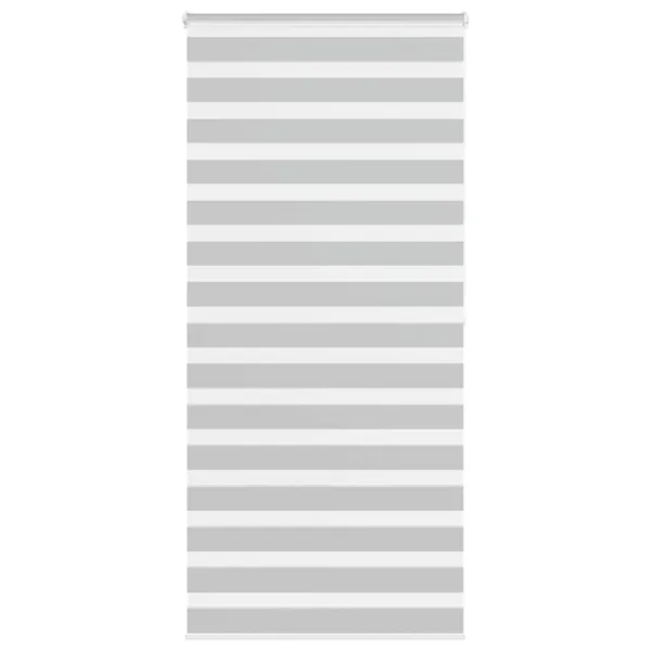 Store zèbre gris clair largeur du tissu 105,9 cm polyester
