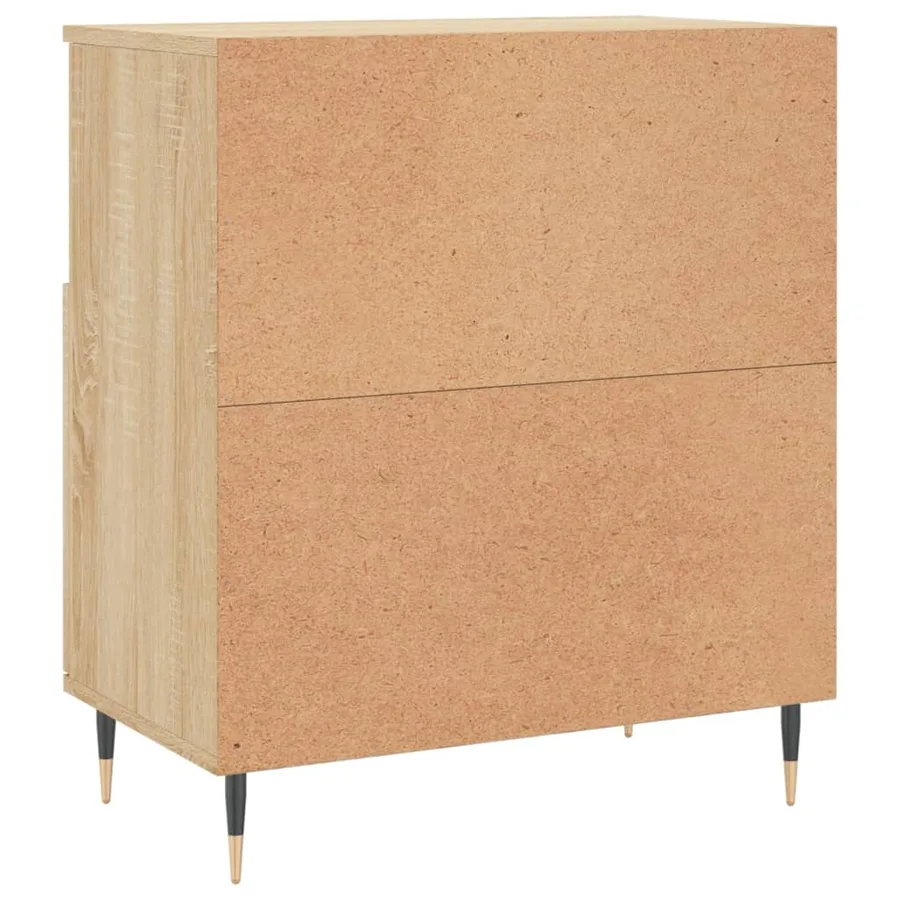 Buffets 2 pcs chêne sonoma bois d'ingénierie - 8