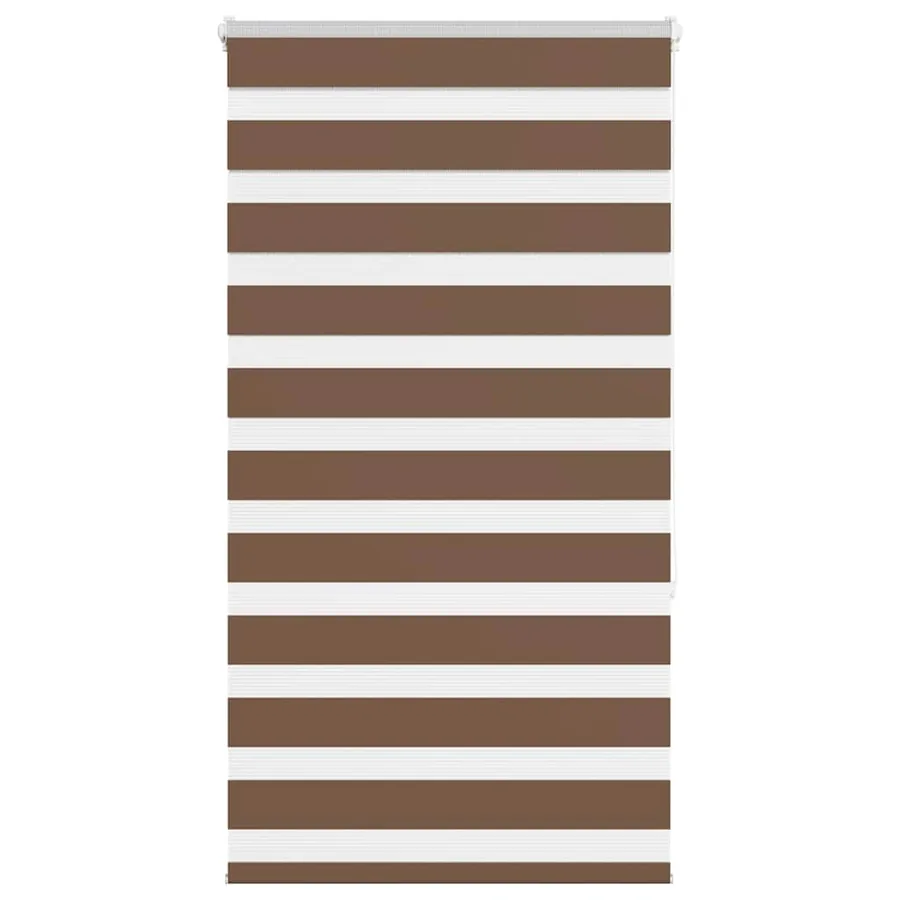 Store zèbre marron 90x150 cm largeur du tissu 85,9 cm polyester
