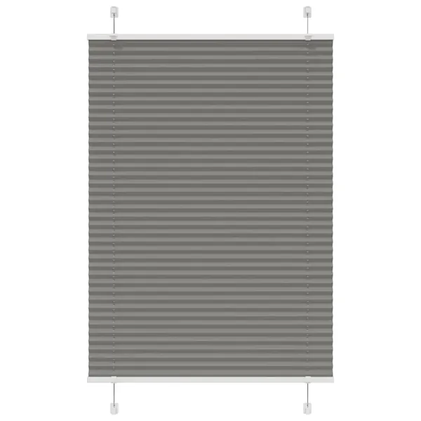Store plissé anthracite 85x150 cm largeur du tissu 84,4 cm